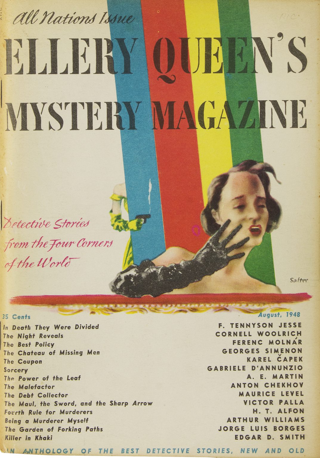 Ellery Queen’s Mystery Magazine, 1948. – TEMPORARY CULTURE