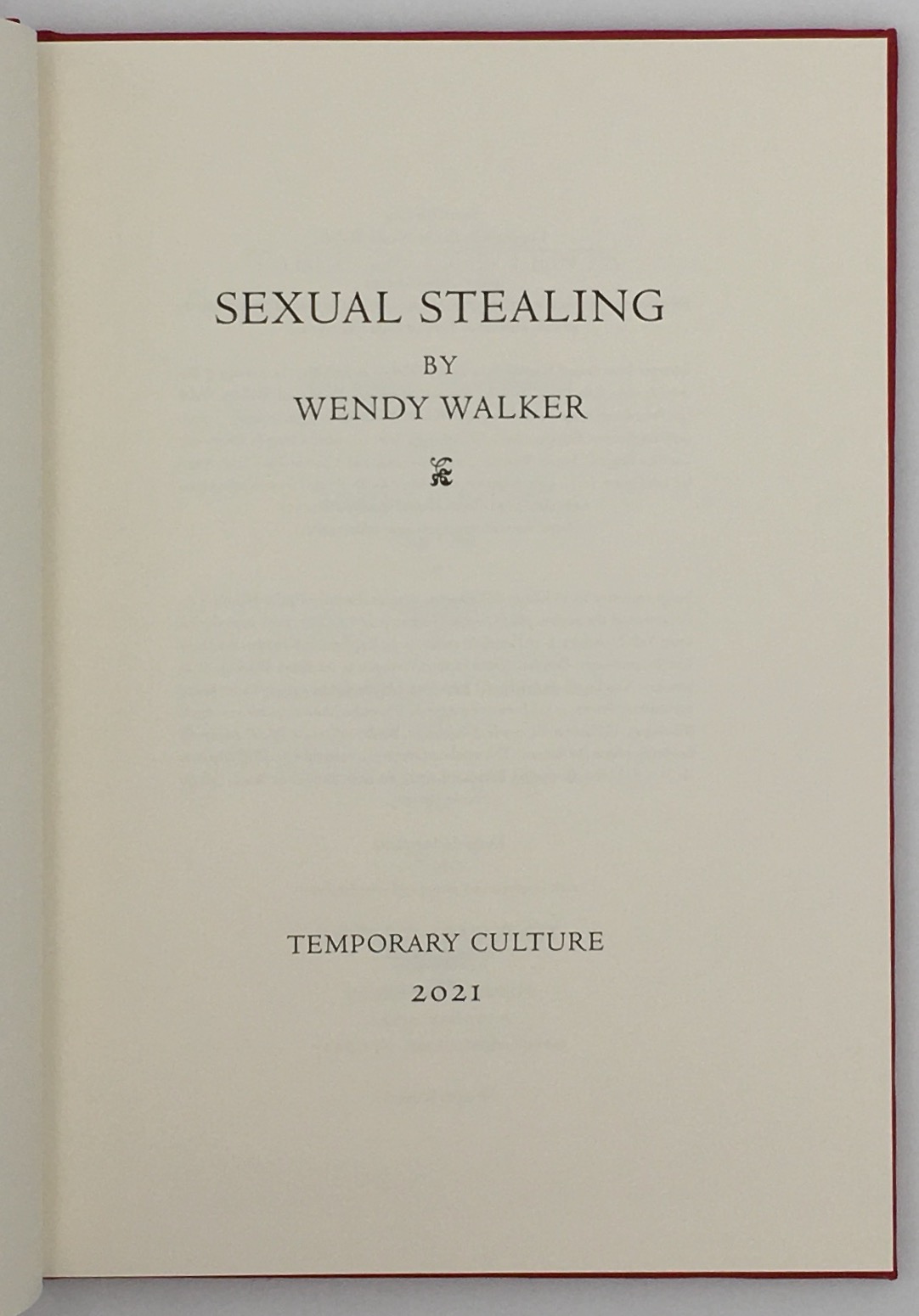 Sexual Stealing - title page