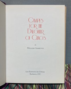 Canapés for the Daughter of Chaos