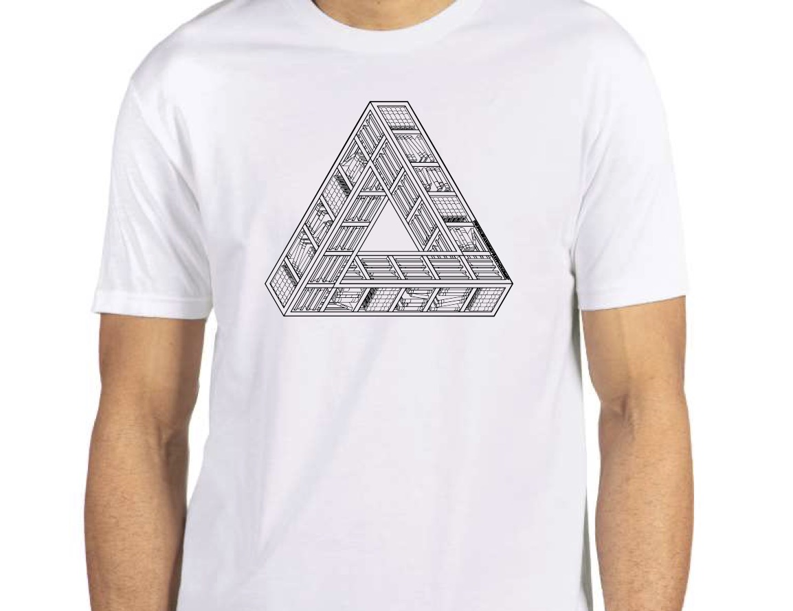 Endless Bookshelf tee shirt - Image 2